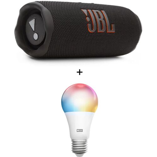 JBL, tink Basics JBL Flip 7 - Tragbarer wasserdichter Lautsprecher + tink Basics White & Color E27 Bulb