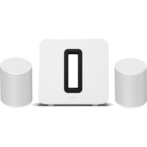 Sonos Stereo Set - mit 2x Era 100 + Sub 4 - Weiß