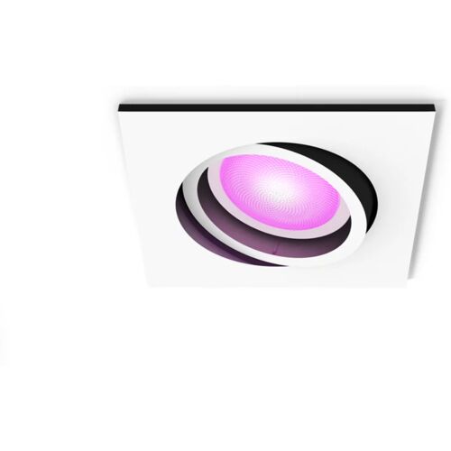Philips Hue White and Color Ambiance Centura Bluetooth - Einbauspot, eckig - Weiß