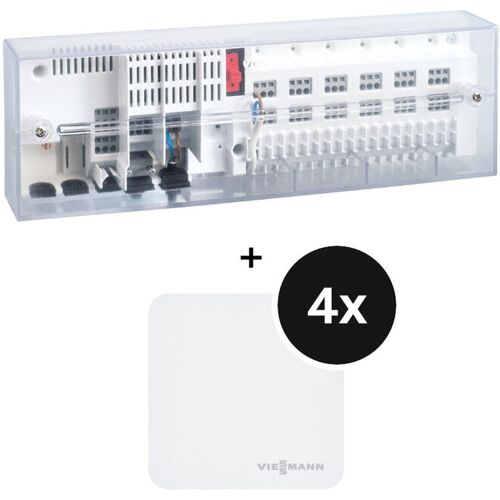 Viessmann ViCare Fußbodenthermostat + ViCare Klimasensor 4er-Set