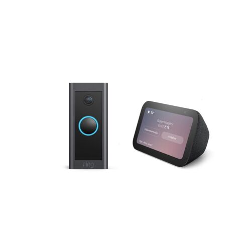 Amazon, Ring Ring Video Doorbell Wired + Amazon Echo Show 5 (3. Gen)