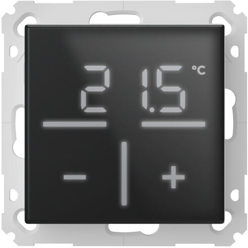 Homematic IP Glas-Wandthermostat mit CO2-Sensor - Schwarz