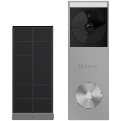 EZVIZ HP3 Pro - 2K Video Türklingel mit Solarpanel - Grau EZVIZ HP3 Pro - 2K Video Türklingel mit Solarpanel - Grau