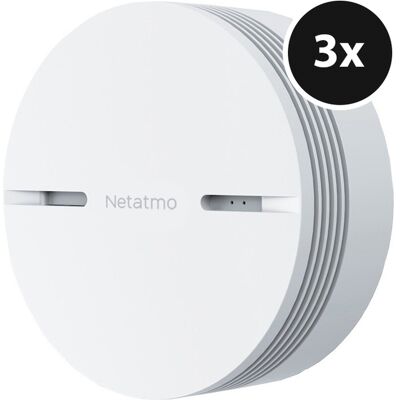 Netatmo Smarte Rauchmelder - 10 Jahre Batterie - 3 Stück Netatmo Smarte Rauchmelder - 10 Jahre Batterie - 3 Stück