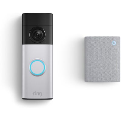 Ring Set - mit Battery Video Doorbell Plus (2. Gen.) + Chime (3. Gen.) - Silber Ring Set - mit Battery Video Doorbell Plus (2. Gen.) + Chime (3. Gen.) - Silber