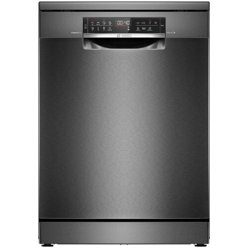 Bosch Hausgeräte Bosch SMS6ECC12E Serie 6 Freistehender Geschirrspüler 60 cm - Gebürsteter schwarzer Stahl mit Anti-Fingerprint