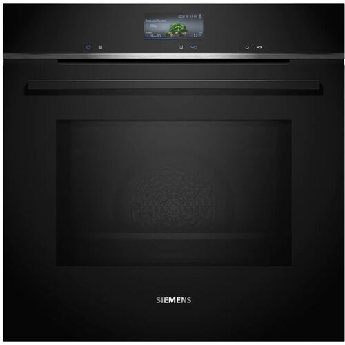 Siemens HM776GKB1 iQ700 Einbau-Backofen mit Mikrowellenfunktion 60 x 60 cm - Schwarz mit Altgerätemitnahme