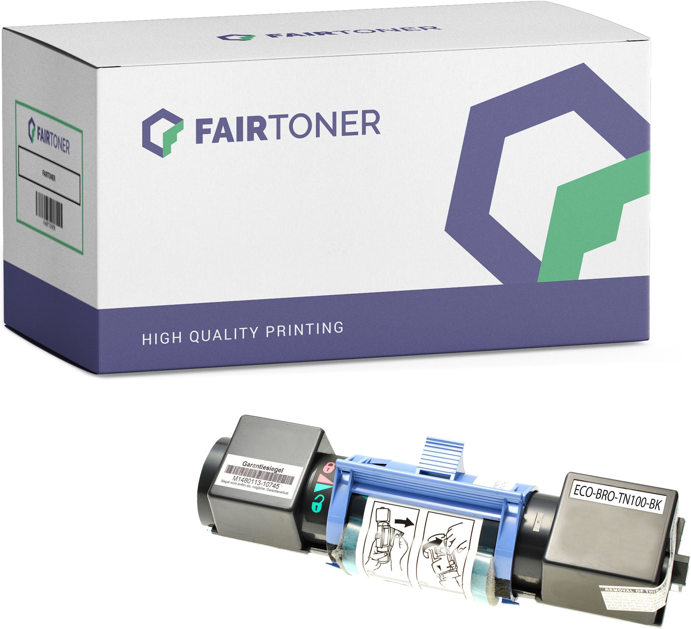 FairToner Kompatibel zu Brother HL-631 Windows AS (TN-100) Toner Schwarz