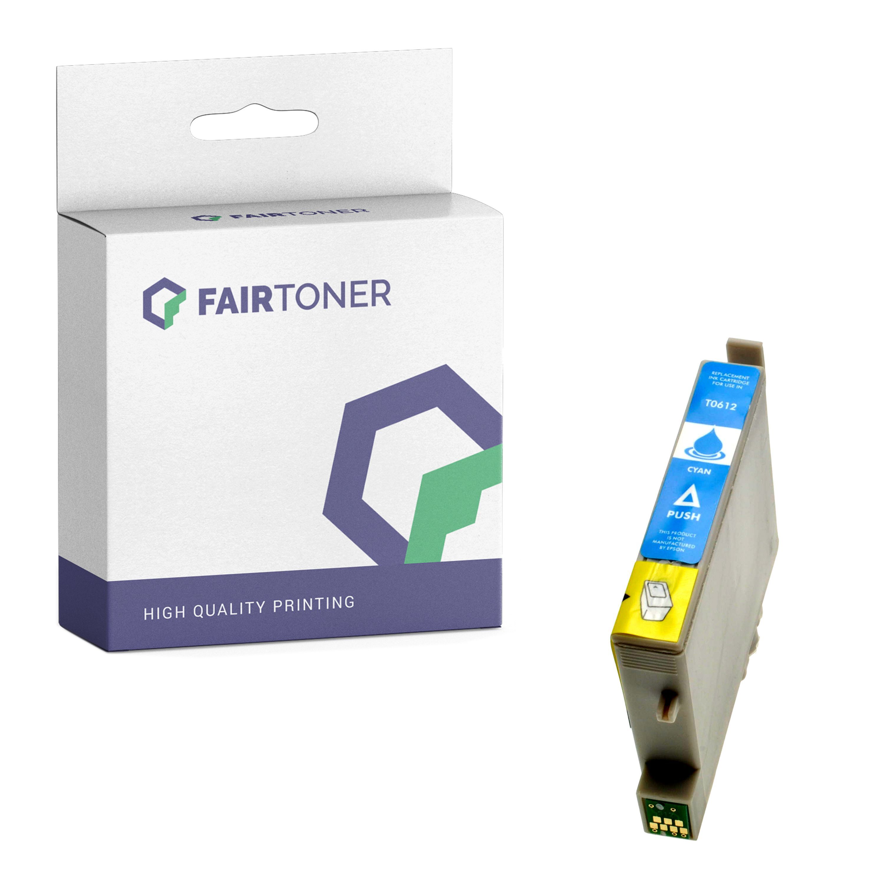 FairToner Kompatibel zu Epson Stylus D 68 (C13T06124010 / T0612) Druckerpatrone Cyan