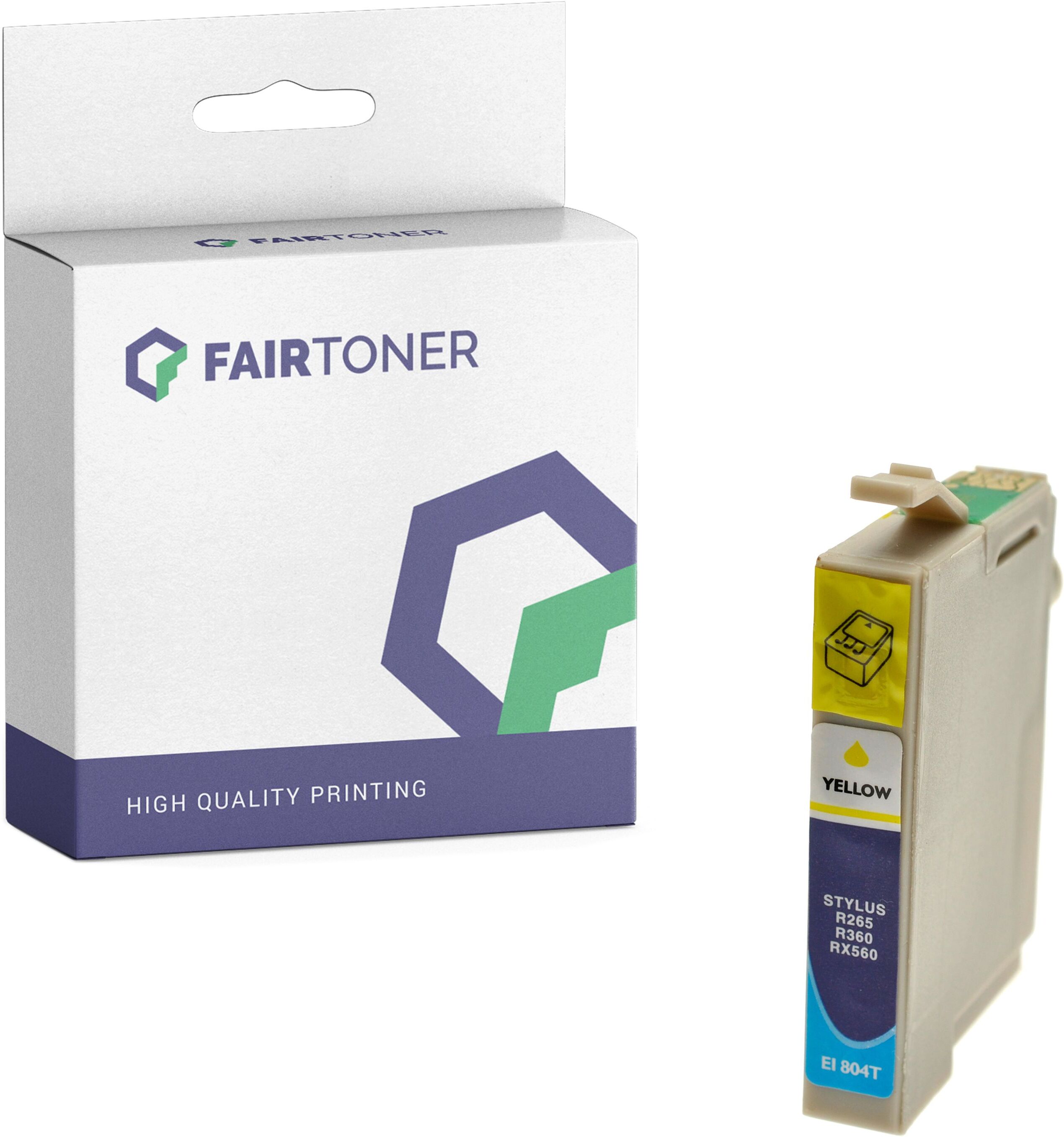 FairToner Kompatibel zu Epson Stylus Photo PX 660 (C13T07944010 / T0794) Druckerpatrone Gelb