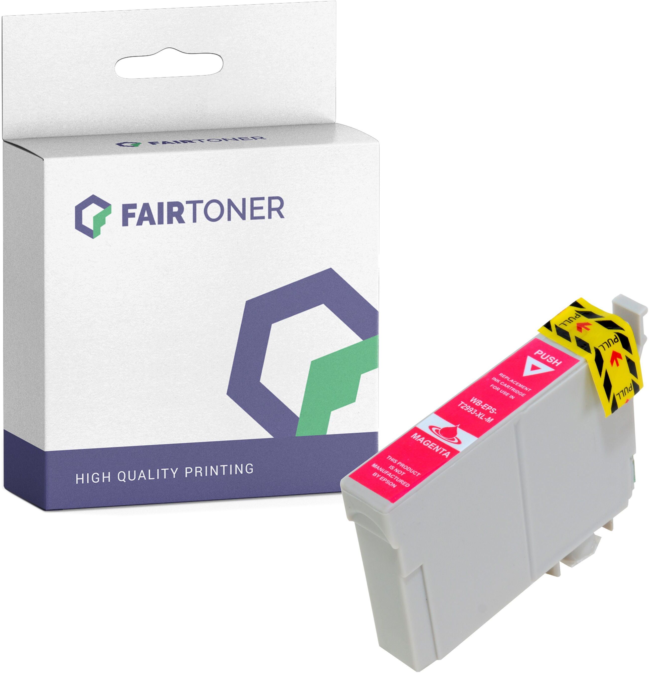 FairToner Kompatibel zu Epson Expression Home XP-452 (C13T29934012 / 29XL) Druckerpatrone Magenta