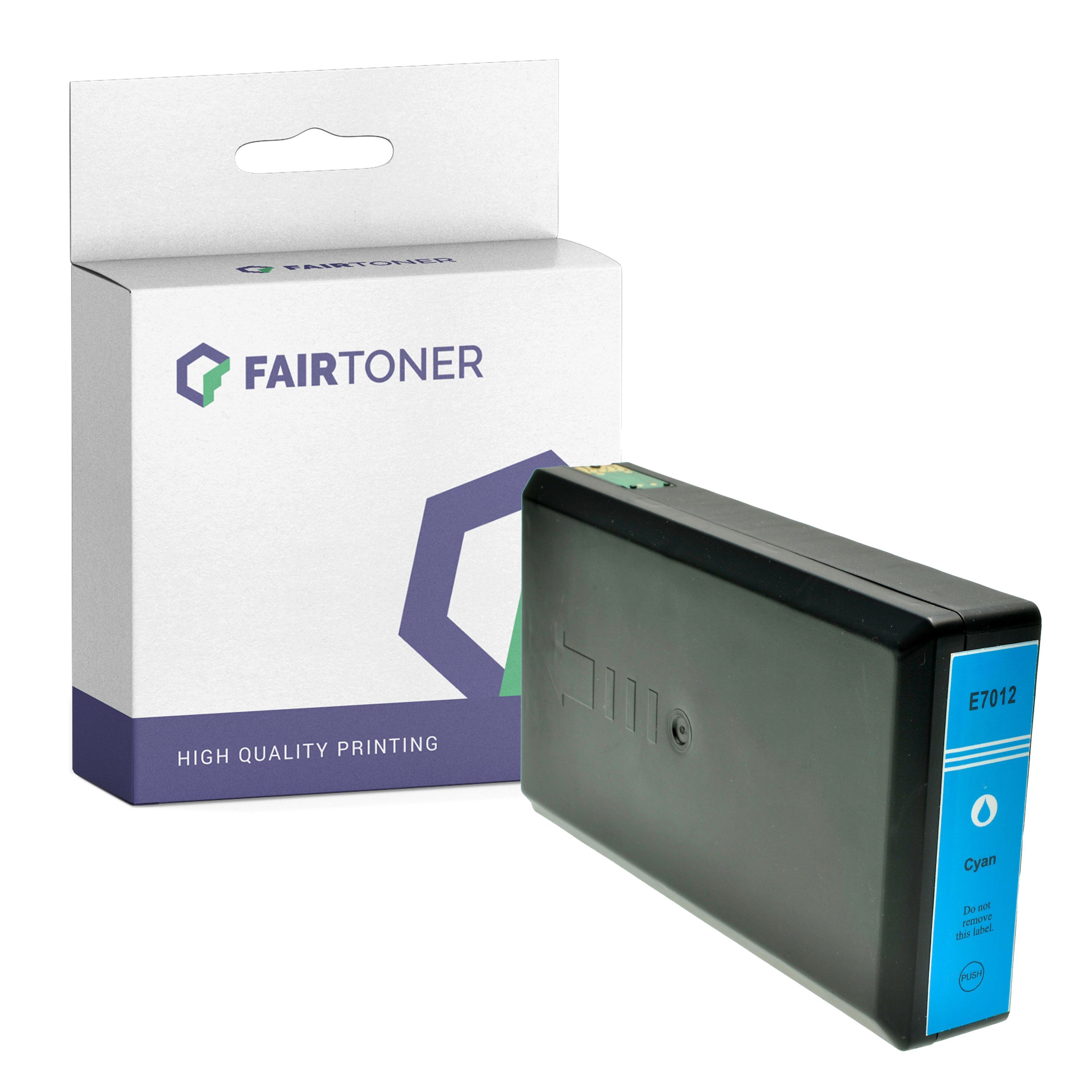 FairToner Kompatibel fÃ¼r Epson C13T70124010 / T7012 Druckerpatrone Cyan