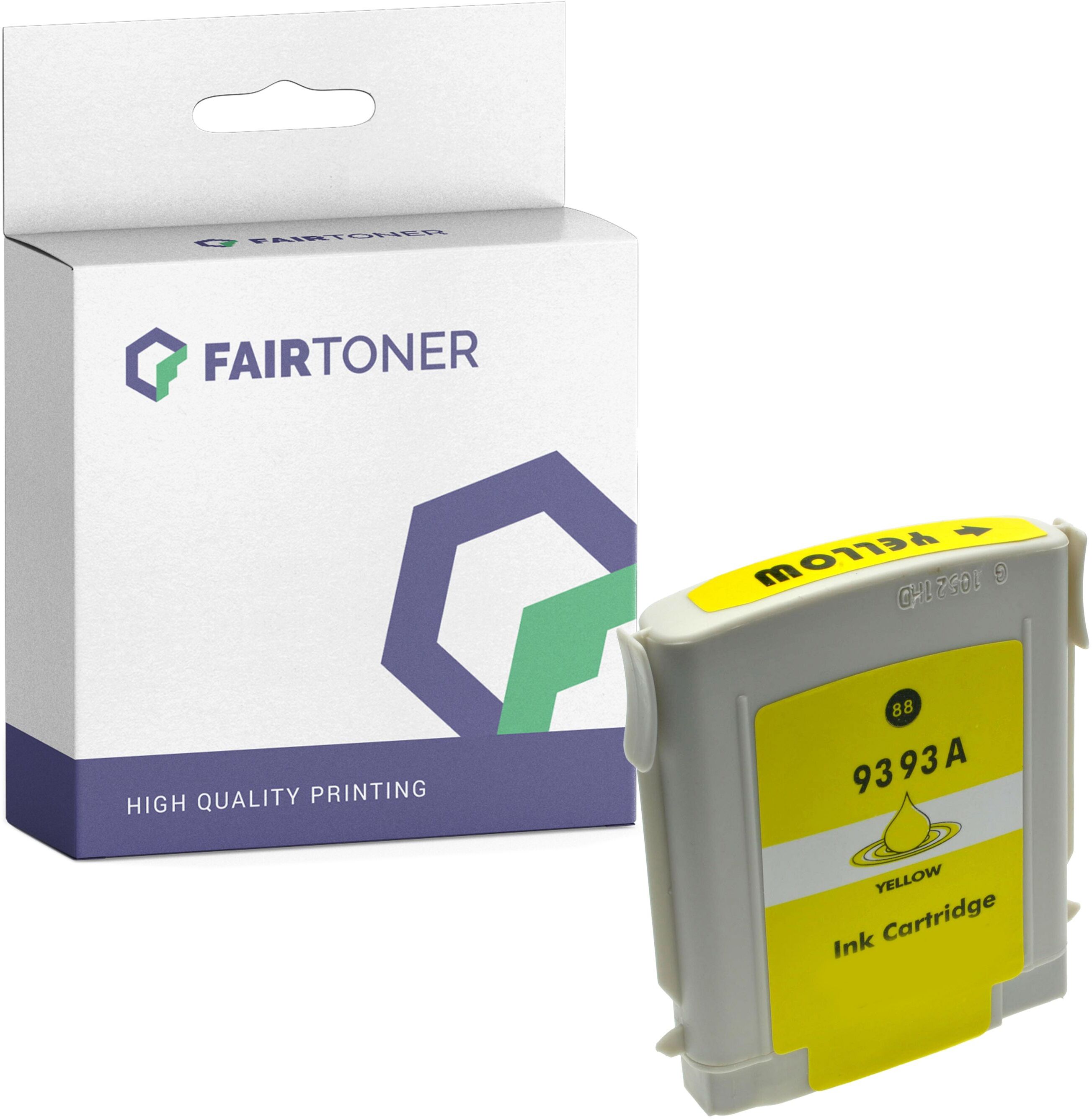 FairToner Kompatibel zu HP OfficeJet Pro K 8600 Series (C9393AE / 88XL) Druckerpatrone Gelb