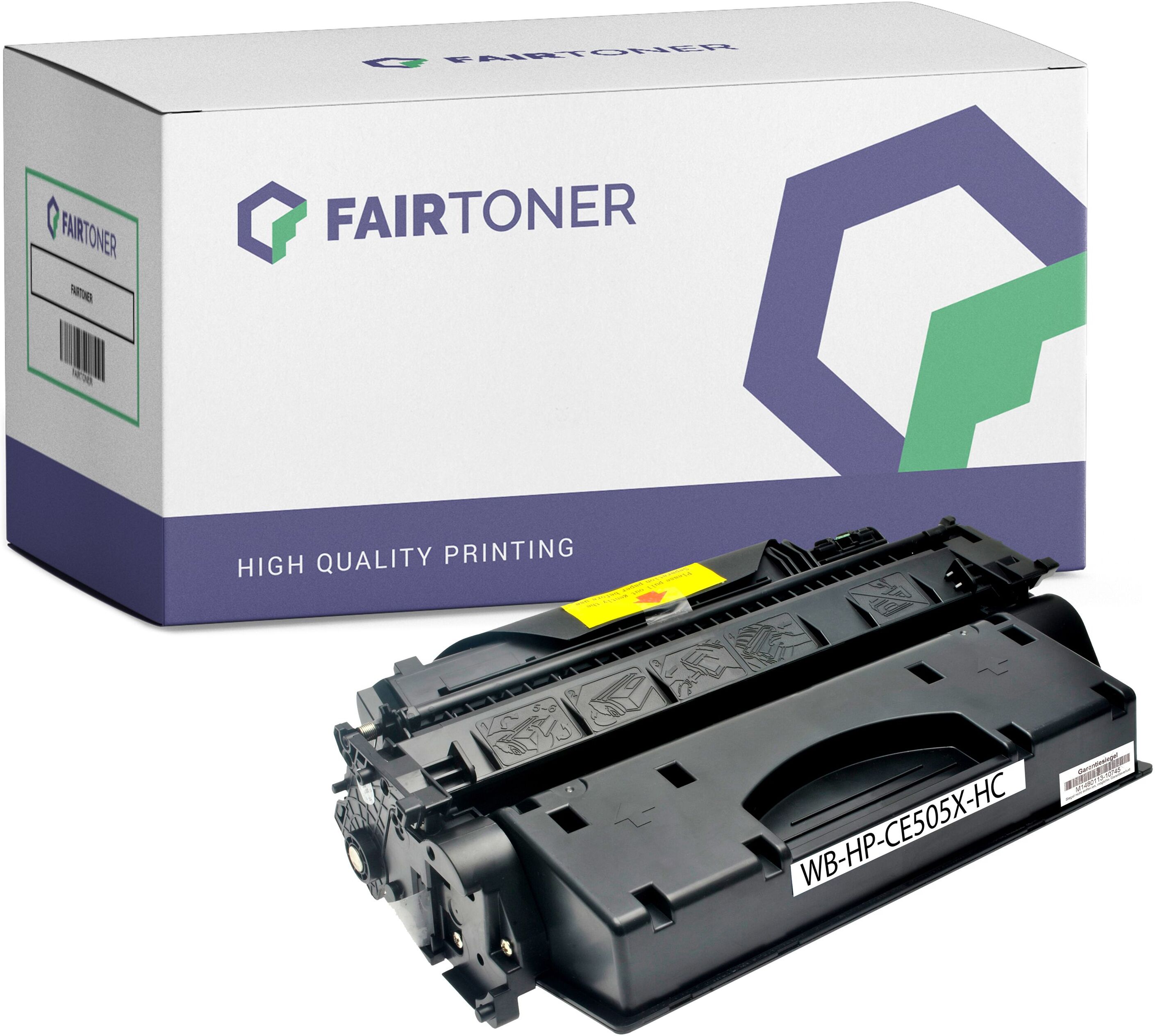 FairToner Kompatibel zu HP LaserJet P 2056 X (CE505X / 05X) Toner Schwarz XL