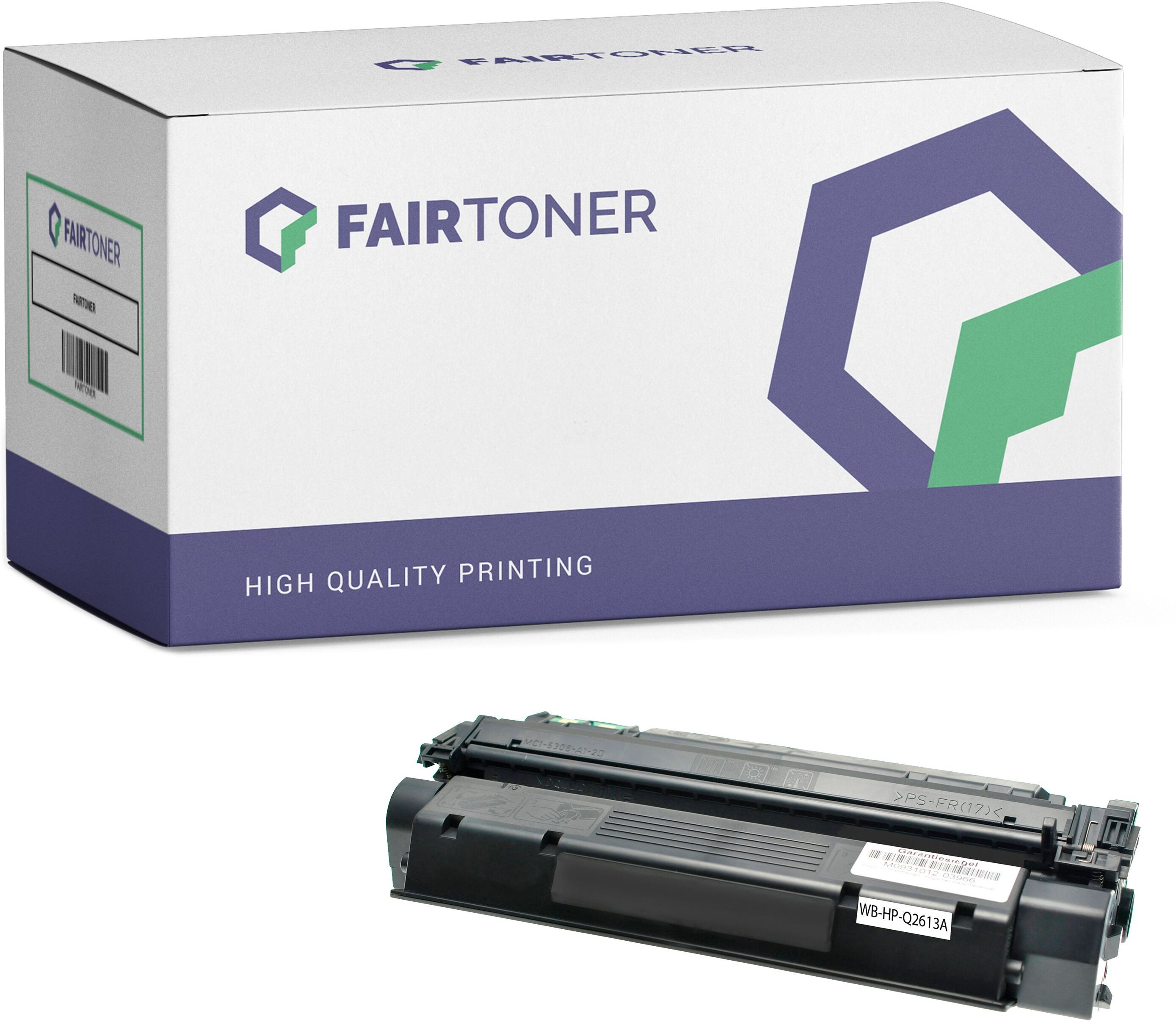 FairToner Kompatibel zu HP LaserJet 1300 (Q2613A / 13A) Toner Schwarz