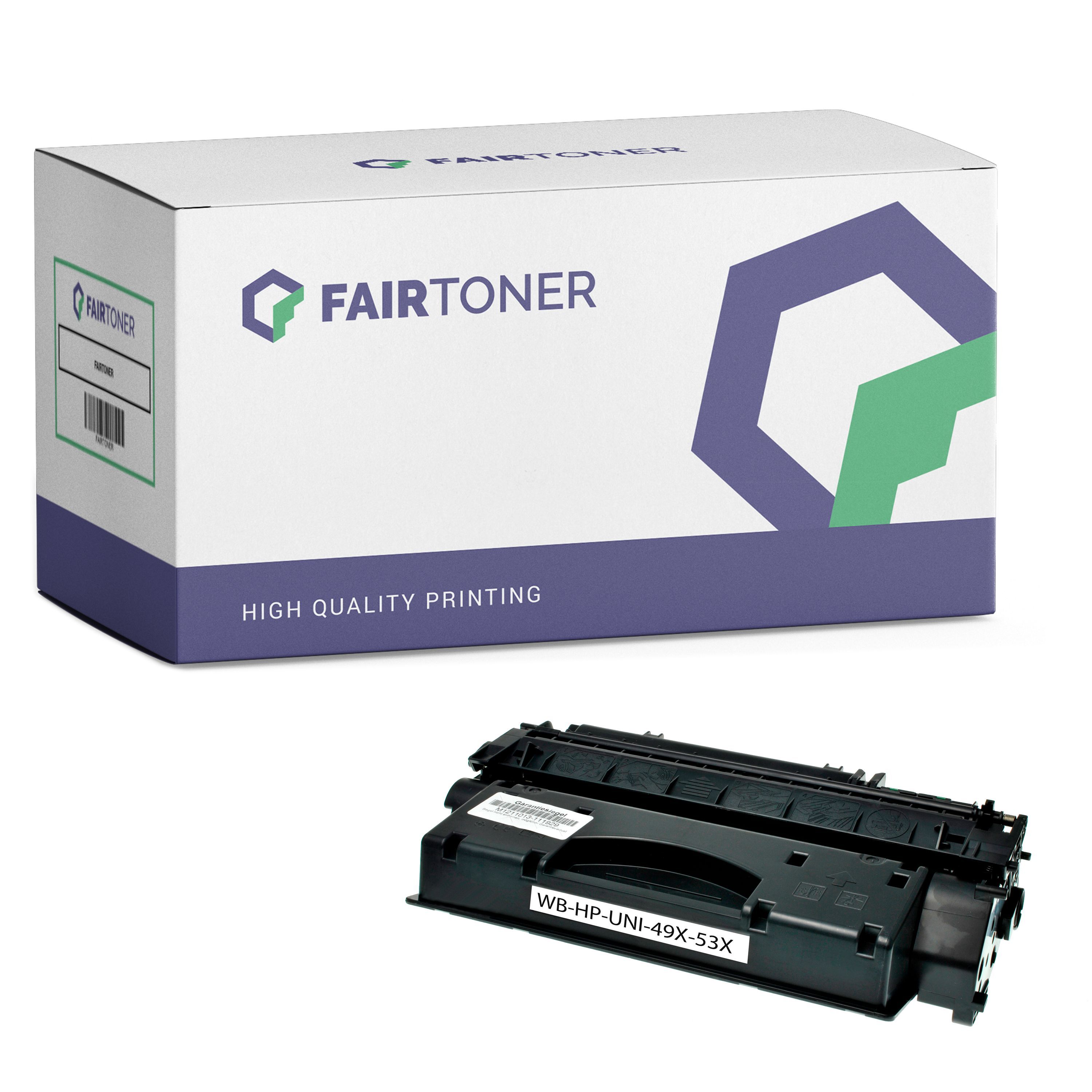 FairToner Kompatibel zu HP LaserJet 1320 (Q5949X / 49X) Toner Schwarz