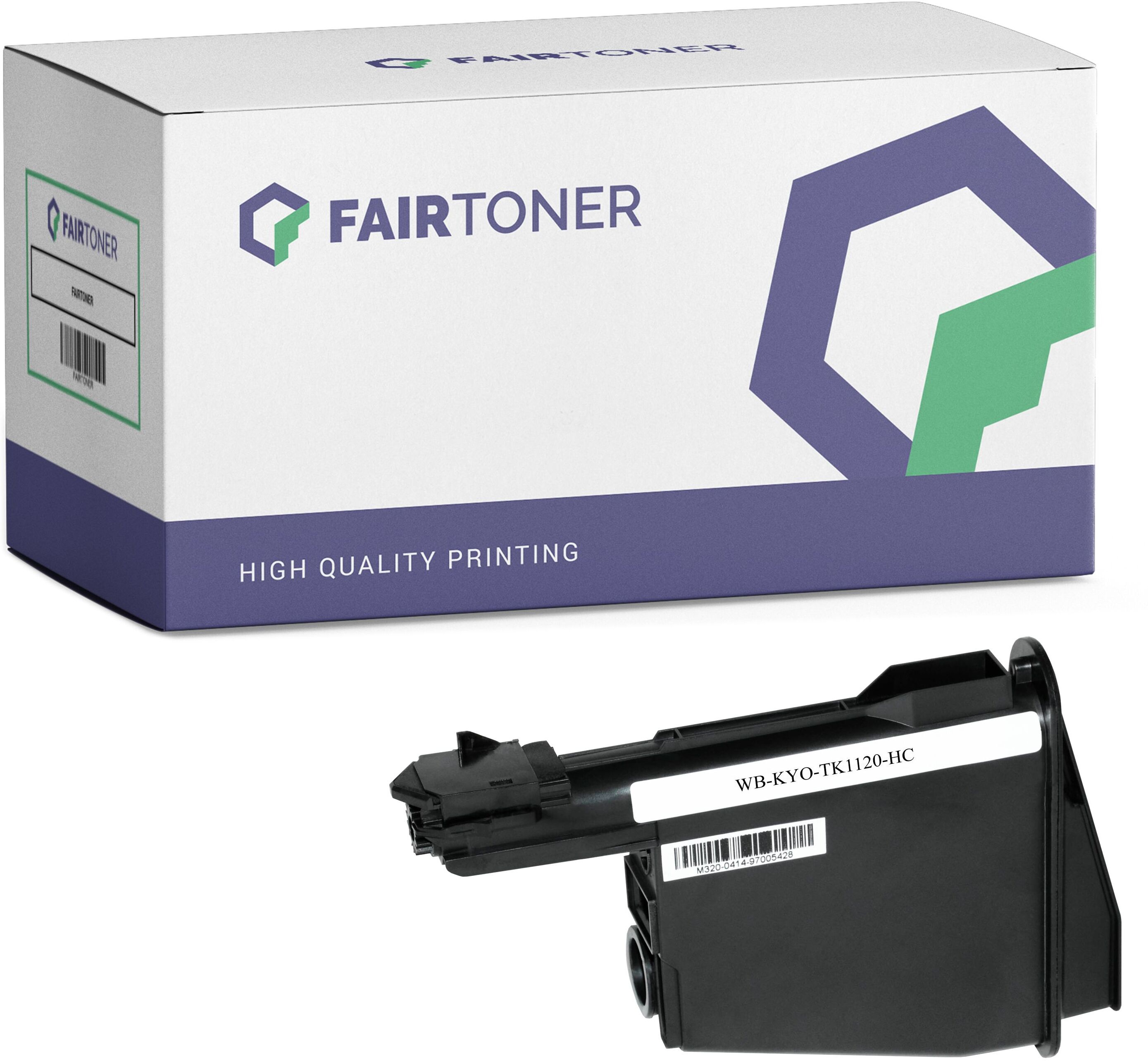 FairToner Kompatibel zu Kyocera FS-1125 MFP (1T02M70NX0 / TK-1120) Toner Schwarz