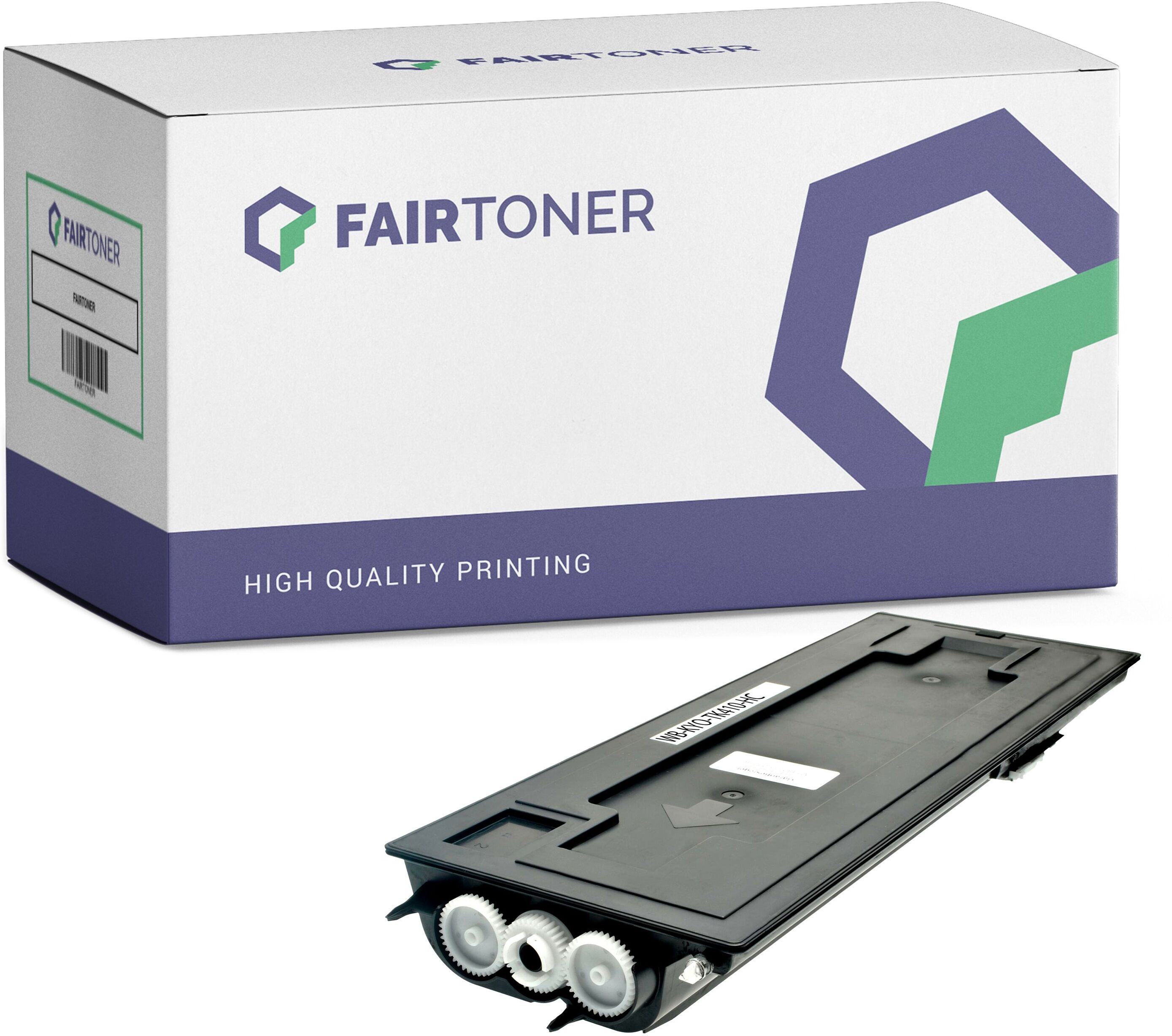 FairToner Kompatibel zu Kyocera KM 1600 Series (370AM010 / TK-410) Toner Schwarz