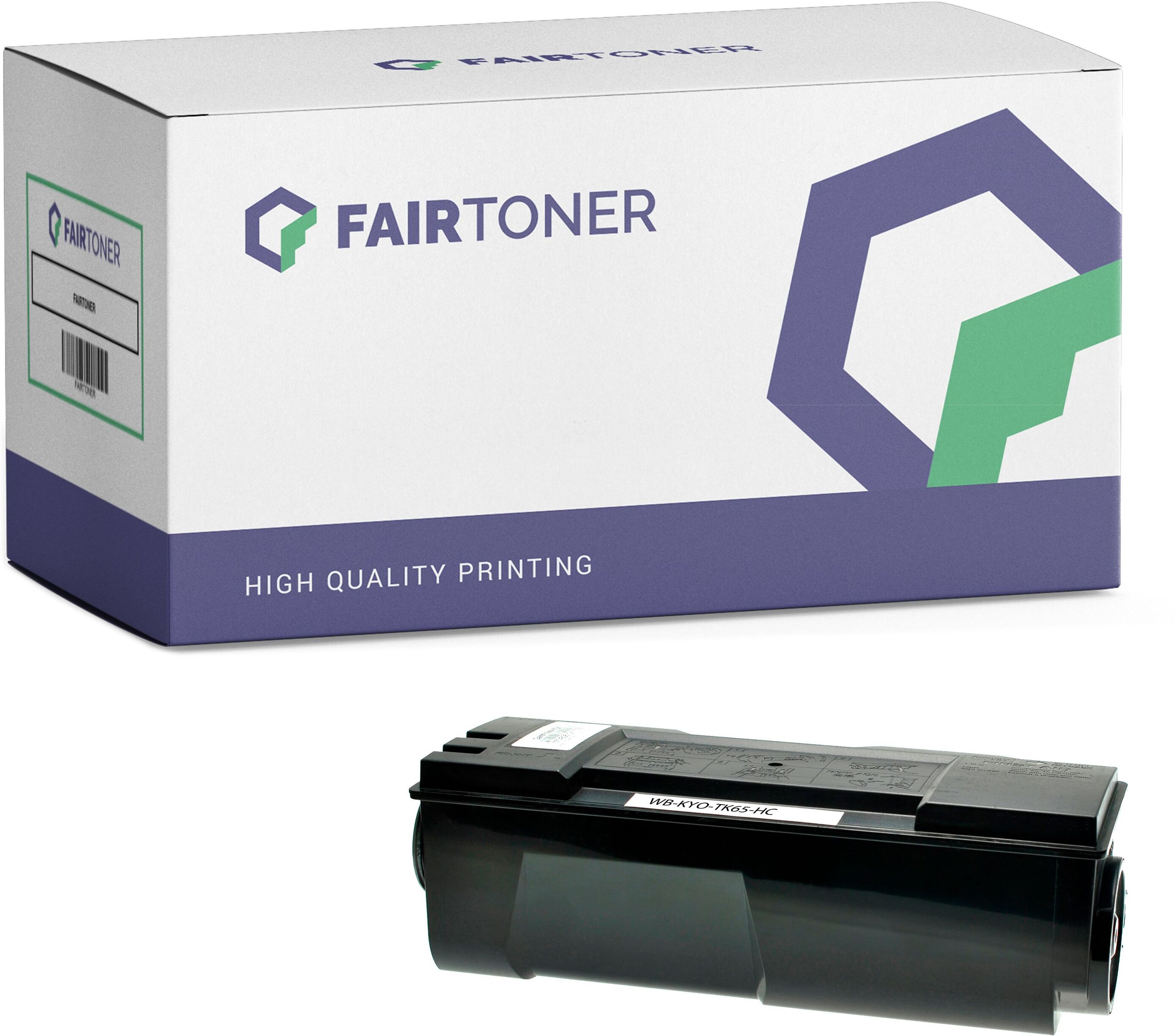 FairToner Kompatibel zu Kyocera FS-3830 N (370QD0KX / TK-65) Toner Schwarz