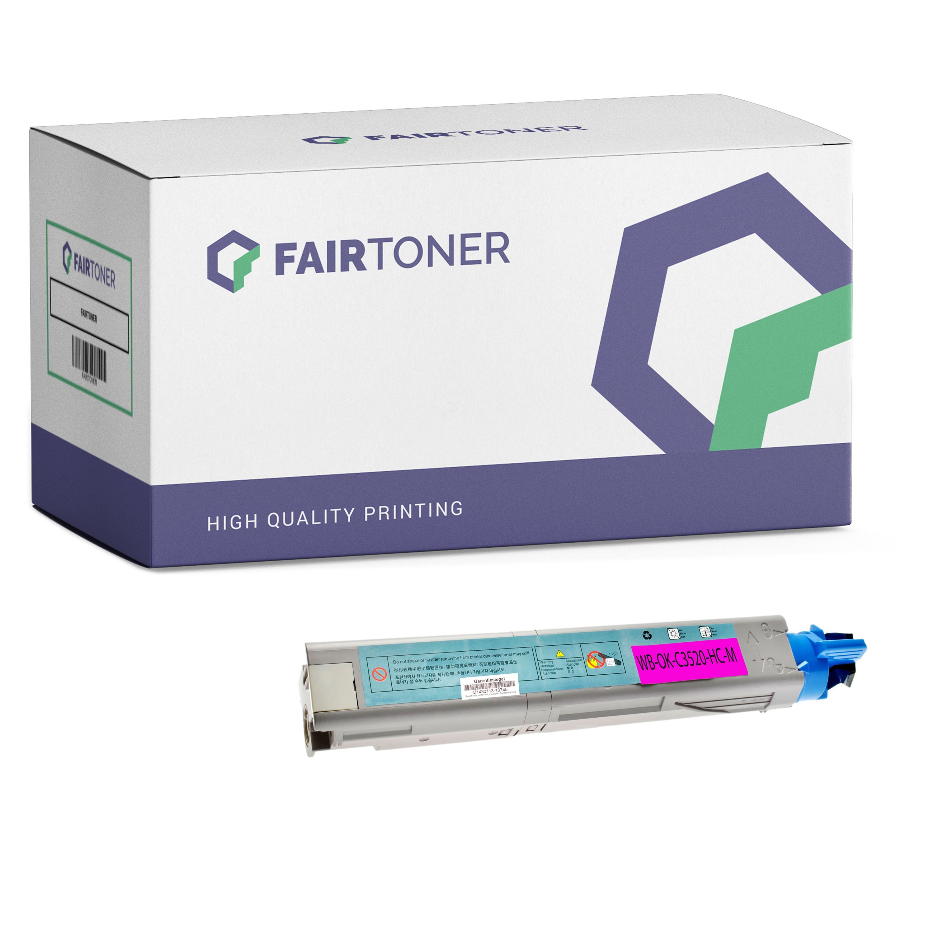 FairToner Kompatibel zu OKI C 3600 N (43459330) Toner Magenta