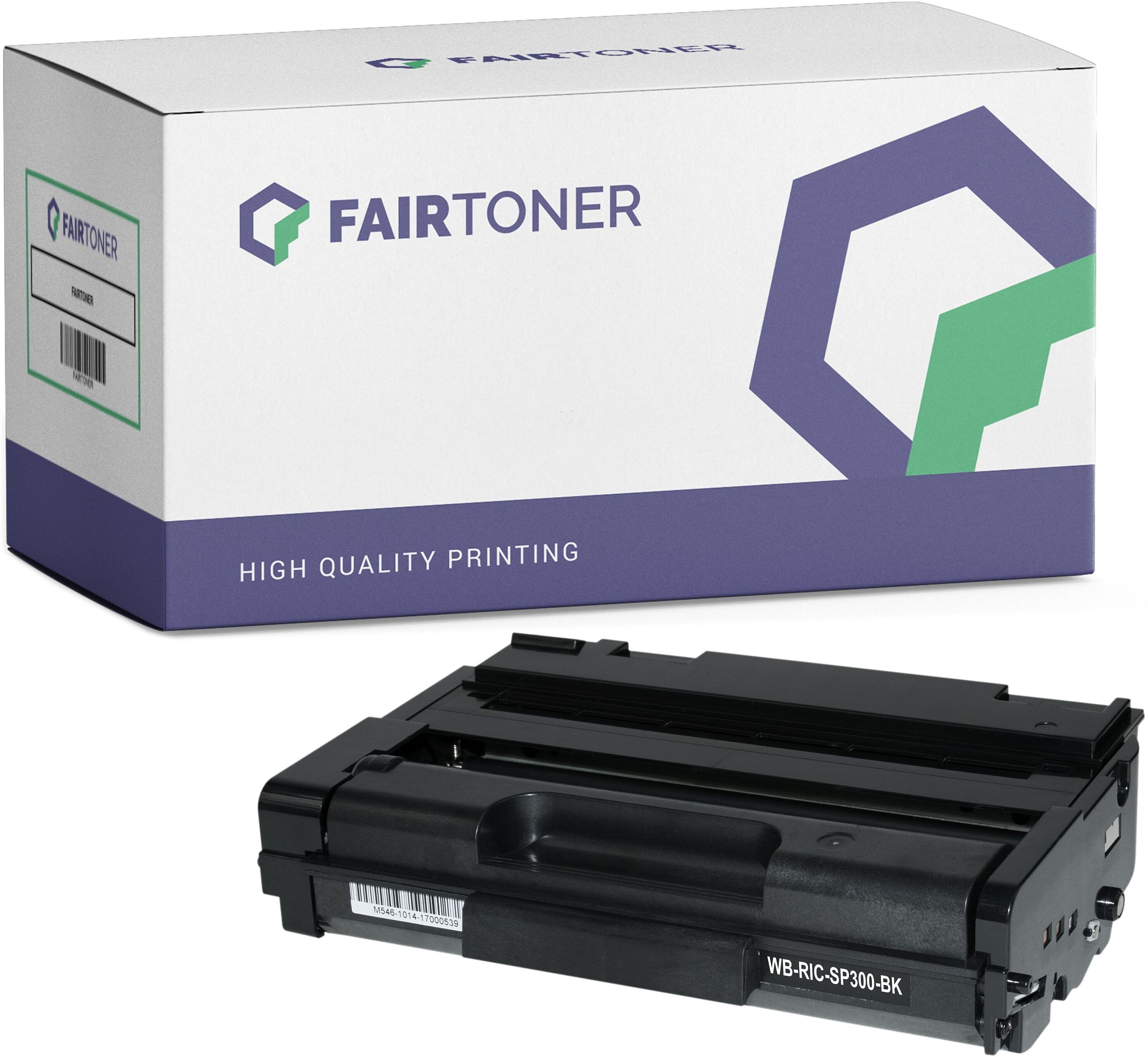 FairToner Kompatibel zu Ricoh Aficio SP 300 Series (406956) Toner Schwarz