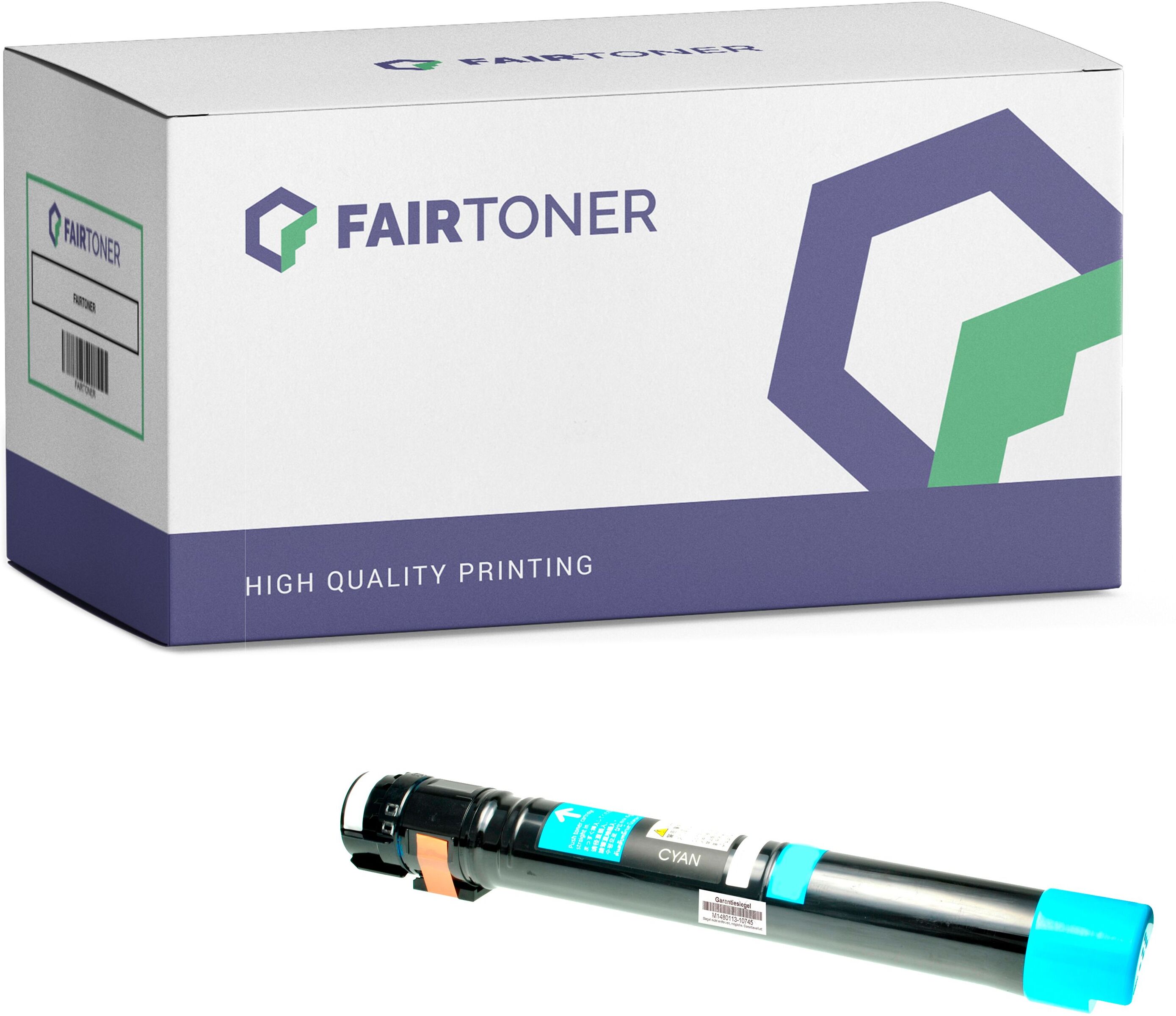 FairToner Kompatibel zu Xerox WC 7425 FX (006R01398) Toner Cyan