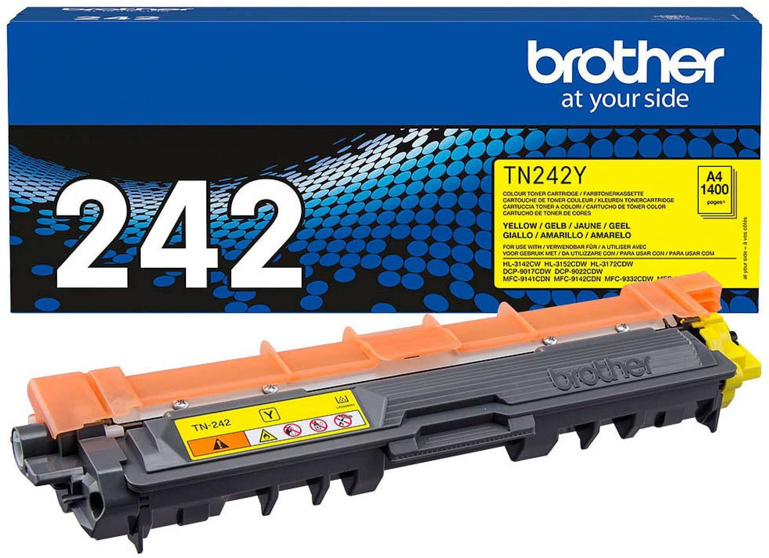 Brother Original Brother HL-3172 CDW (TN-242Y) Toner Gelb