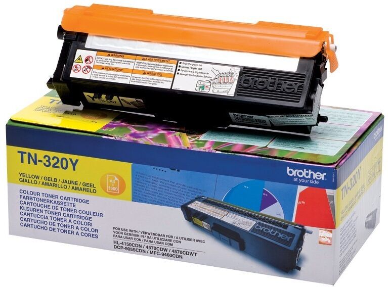 Brother Original Brother TN-320Y Toner Gelb Brother Original Brother TN-320Y Toner Gelb