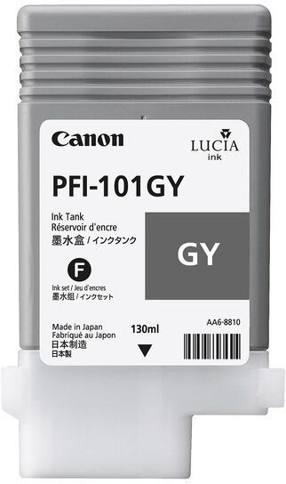 Canon Original Canon PFI-101GY (0892B001) Druckerpatrone Grau