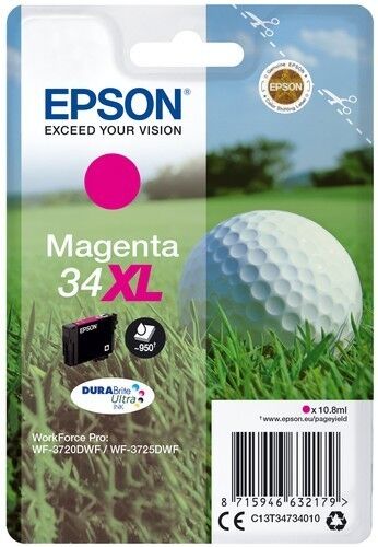 Epson Original Epson 34XL (C13T34734010) Druckerpatrone Magenta