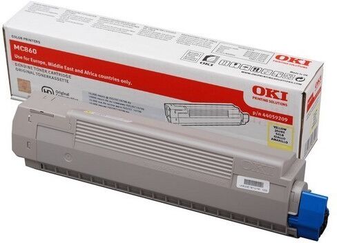 Oki Original OKI 44059209 Toner Gelb