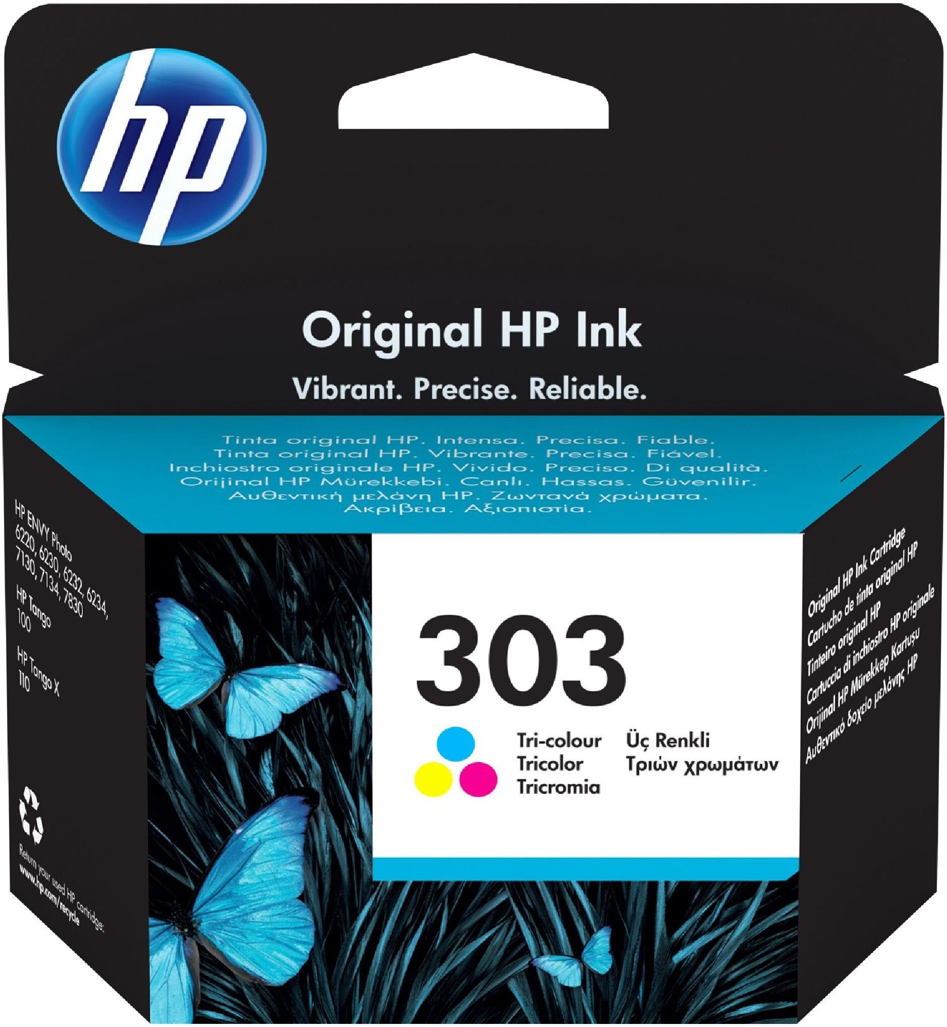 HP Original HP 303 (T6N01AE) Druckerpatrone Color