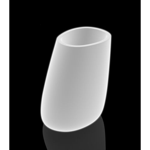 Vondom - Stone Blumentopf - ice - 70 - LED weiß