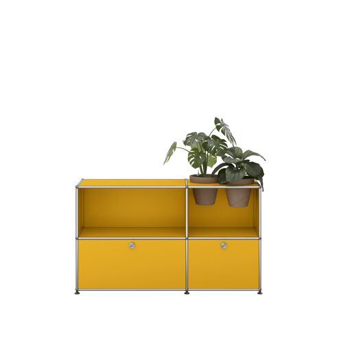 USM Haller - Pflanzenwelt Sideboard 2x2 2 Töpfe - gelb