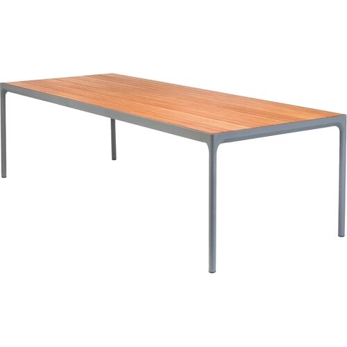 HOUE – Four Outdoor Tisch – grau – 90 x 270 cm