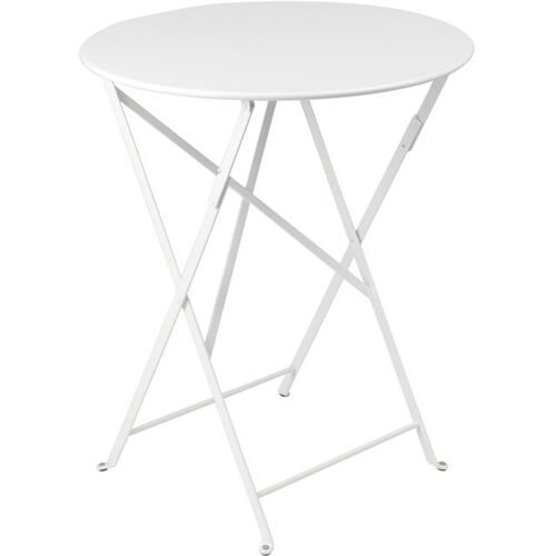 Fermob – Bistro Klapptisch Rund – weiß – Ø 60 cm