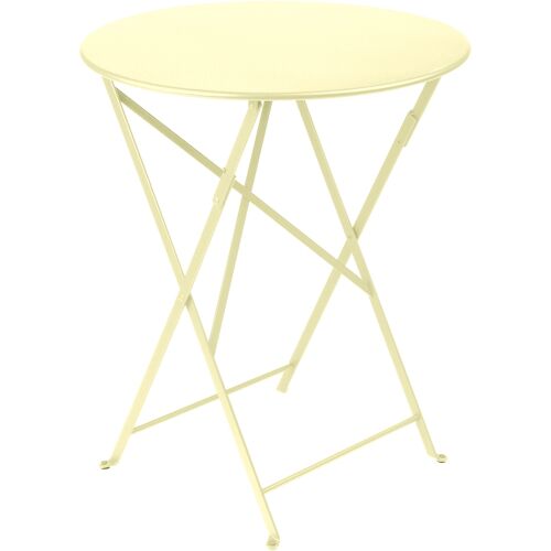 Fermob – Bistro Klapptisch Rund – gelb – Ø 60 cm