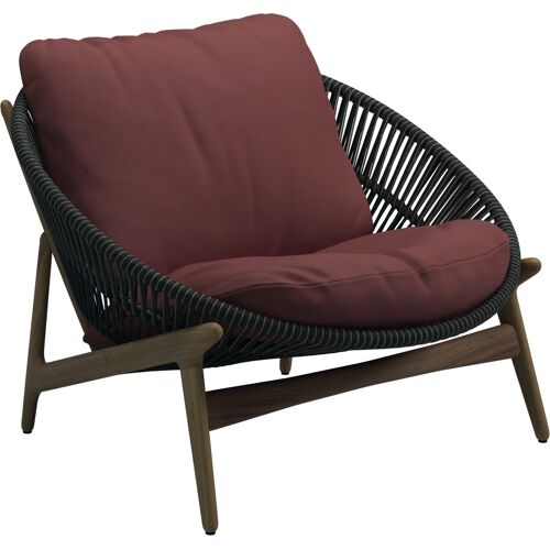 Gloster – Bora Lounge Chair – rot