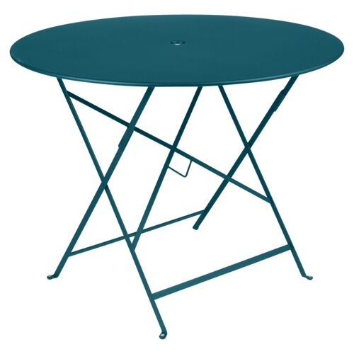 Fermob – Bistro Klapptisch Rund – blau – Ø 96 cm