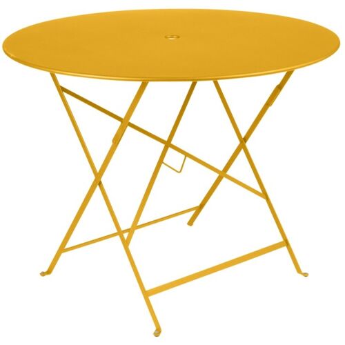 Fermob – Bistro Klapptisch Rund – gelb – Ø 117 cm