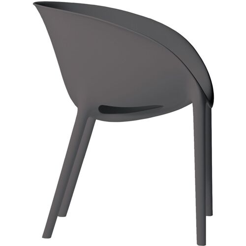 Driade – Soft Egg Outdoor Stuhl – grau