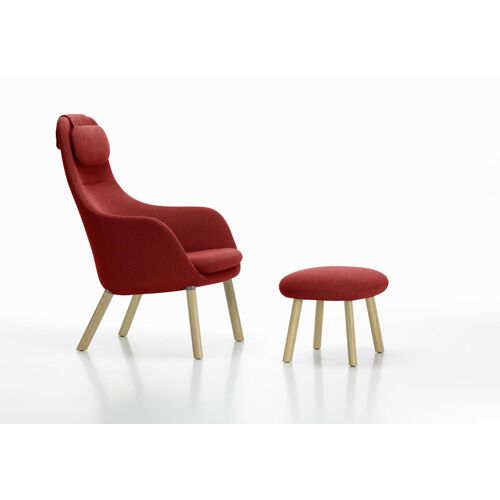 Vitra – Hal Lounge Chair And Ottoman – rot