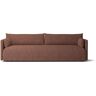 Audo - Offset 3 Seater Sofa - rot