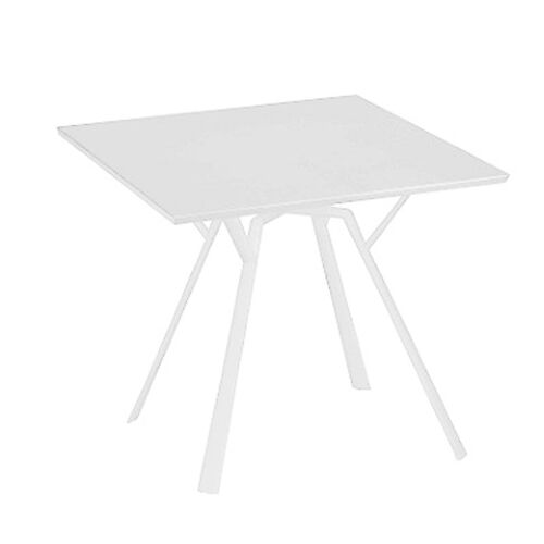 Fast - Radice Quadra Tisch Quadratisch - weiß - 90 x 90 cm
