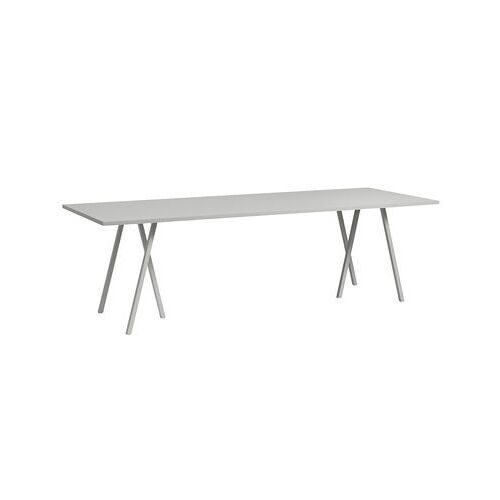 Hay Loop rechteckiger Tisch / L 200 cm - Hay - Grau