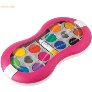 Pelikan Deckfarbenkasten Space+ 12 Farben + Deckweiß magenta Pelikan Deckfarbenkasten Space+ 12 Farben + Deckweiß magenta