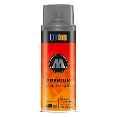 Molotow Sprühdose belton PremiumTransparent 400ml, Nr. 250, mittelgrau Molotow Sprühdose belton PremiumTransparent 400ml, Nr. 250, mittelgrau