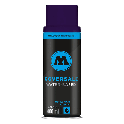 Molotow Sprühdose COVERSALL WATER-BASED 400ml, schwarzviolett Molotow Sprühdose COVERSALL WATER-BASED 400ml, schwarzviolett