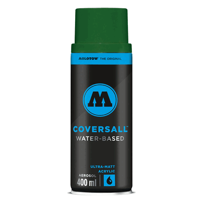 Molotow Sprühdose COVERSALL WATER-BASED 400ml, laubgrün Molotow Sprühdose COVERSALL WATER-BASED 400ml, laubgrün