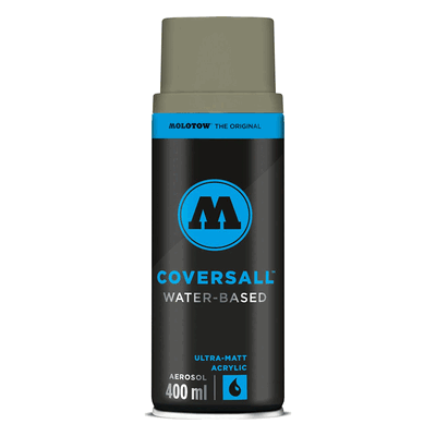Molotow Sprühdose COVERSALL WATER-BASED 400ml, steingrau mittel Molotow Sprühdose COVERSALL WATER-BASED 400ml, steingrau mittel